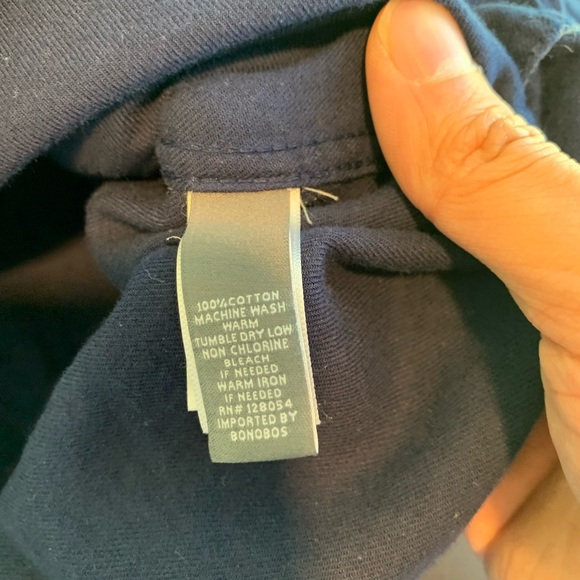 Bonobos Button Down Shirt, Medium Std Fit, Navy M - Picture 3 of 6